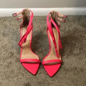 Pink heels